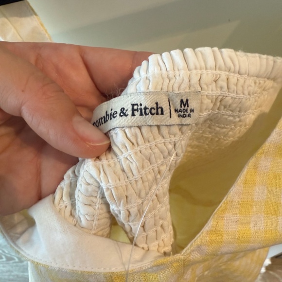 V-Neck Linen Mini Dress - Picture 8 of 9